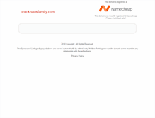 Tablet Screenshot of brockhausfamily.com